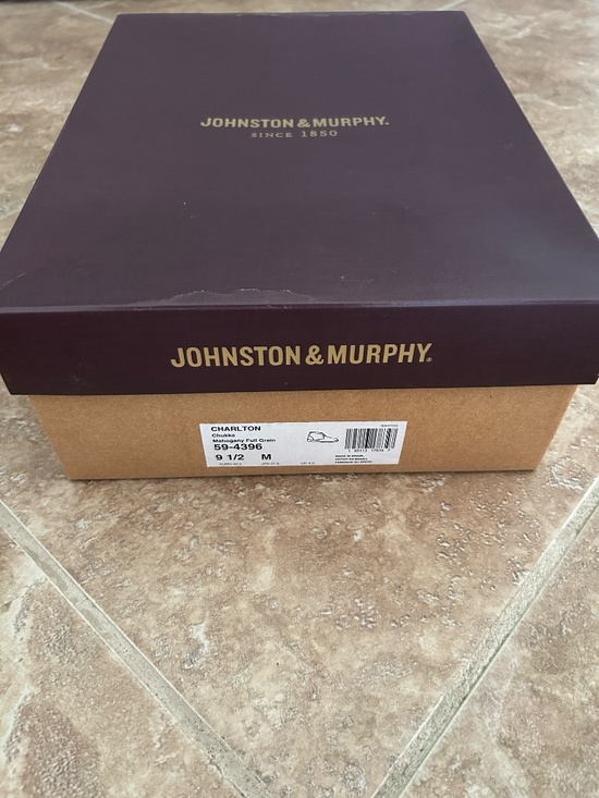 Men\'s Johnston & Murphy Charlton Chukka Mahogany Full Grain Dress Shoes